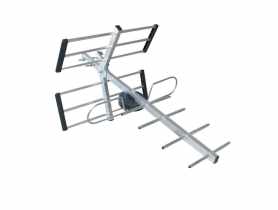 Antena DVB-T UHF kierunkowa 11 elementów, zysk 10 dB, wzmacniacz 24 dB, filtr LTE  HN39 DPM SOLID