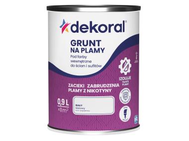 Zdjęcie: Farba gruntująca Renostyl Plus biała mat 0,9 L DEKORAL