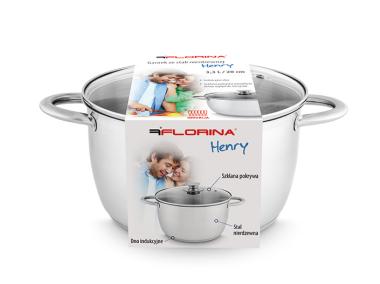 Zdjęcie: Garnek nierdzewny Henry 20 cm - 3,3 L FLORINA