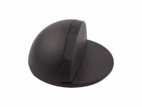 Odbojnik drzwiowy kulisty DB-001-S czarny mat, samoprzylepny METRO