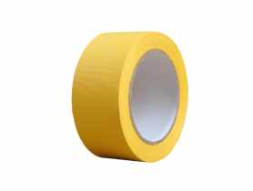 Taśma klejąca PVC 38 mm x 33 m żółta karbowana CIRET