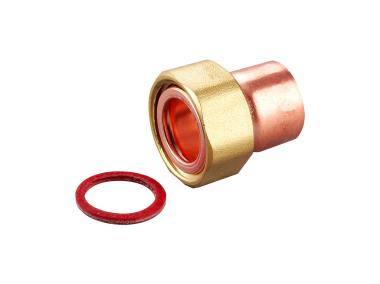 Zdjęcie: Złączka bateryjna prosta 15x1/2" do lutu CALIDO