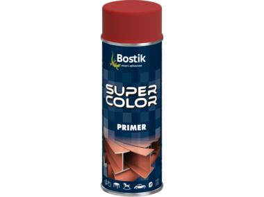 Zdjęcie: Grunt pod syntetyczne lakiery alkidowe Super Color Primer czerwony 400 ml BOSTIK