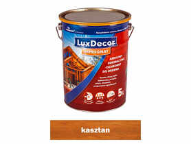 Impregnat do drewna 5 L kasztan LUXDECOR