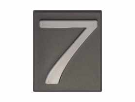 Cyfra 7 PCV samoprzylepna 4x4,7 cm grafit DOMINO