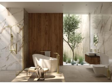 Zdjęcie: Ścianka prysznicowa walk-in 90 cm, przesuwna DEANTE