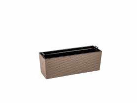 Kwietnik Begonia 19x56 cm rattan LAMELA