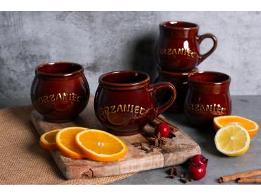 Zdjęcie: Kubek beczułka z napisem Grzaniec z z uchem 320 ml ALTOM DESIGN