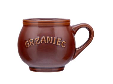 Zdjęcie: Kubek beczułka z napisem Grzaniec z z uchem 320 ml ALTOM DESIGN