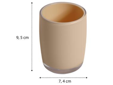 Zdjęcie: Kubek łazienkowy Cordoba beżowy SEPIO