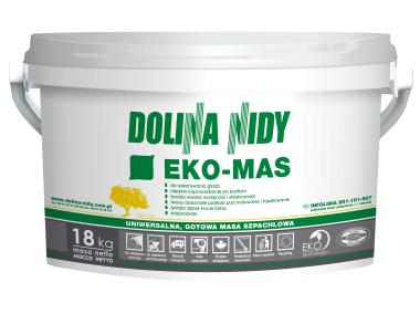 Zdjęcie: Masa szpachlowa Eko-mas uniwersalna 18 kg DOLINA NIDY