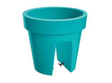 Zdjęcie: Donica Lofly Railing turkus morski 25 cm PROSPERPLAST