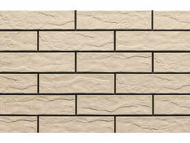 Płytka elewacyjna Kremowa rustiko 24,5x6,5 cm CERRAD