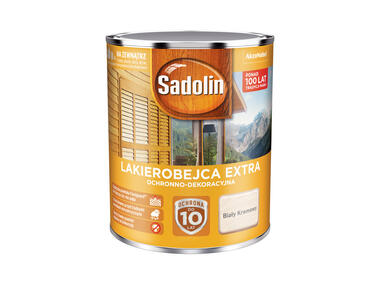 Zdjęcie: Lakierobejca Extra 0,75 L biały kremowy SADOLIN