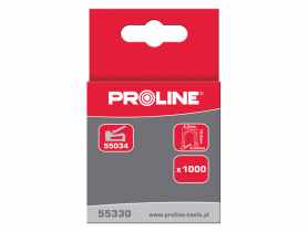 Zszywki półokrągłe 10x6,2x1,2x0,52 mm, 1000 szt. PROLINE