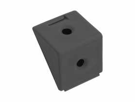 Złącze kątowe pojedyncze antracyt 12 sztuk METRO