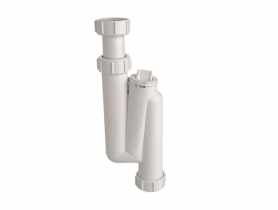 Syfon umywalkowy rurowy pionowy 1.1/4x32 mm z rewizją bez spustu MCALPINE