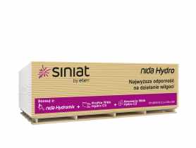 Płyta g-k 12,5x1200x2600 mm Nida Hydro SINIAT