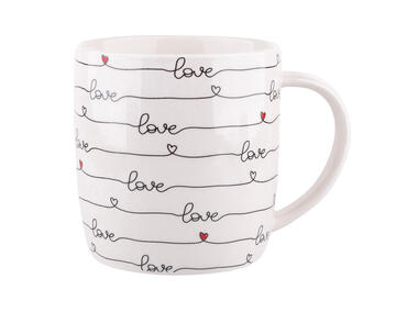 Zdjęcie: Kubek baryłka szeroka 300 ml Heartbeat ALTOMDESIGN