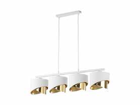 Lampa wisząca Grant 4 x E27 biała listwa 4822 TK LIGHTING