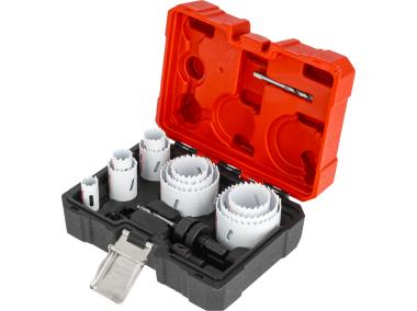 Zdjęcie: Zestaw otwornic bimetalowych, M42,cobalt 8%, 4/6TPI, 11 szt. PROLINE