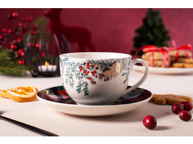 Zdjęcie: Filiżanka Wonderland 200 ml ze spodkiem 15 cm ALTOMDESIGN