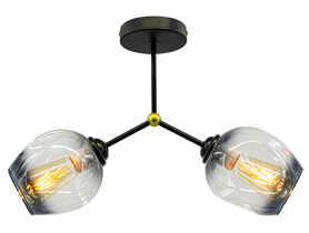 Lampa sufitowa Giro 1094/2 black ELEM