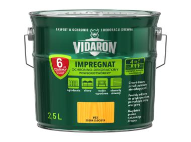 Zdjęcie: Impregnat do drewna sosna złocista 2,5 L VIDARON