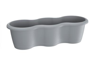 Zdjęcie: Doniczka Respana Triple szary kamienny 52 cm PROSPERPLAST