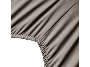 Zdjęcie: Prześcieradło z gumką mikrowłókno Soft 220x200+30 cm srebrne EUROFIRANY