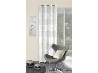 Zdjęcie: Zasłona Agatha 140x250 cm kremowa na przlotkach EUROFIRANY