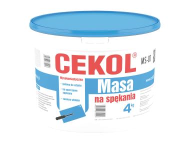 Zdjęcie: Masa na spękania MS-01 elastyczna 4 kg CEKOL