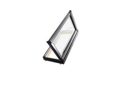Zdjęcie: Wyłaz dachowy Designo R39, drewno, 054x098, prawy ROTO