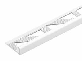 Profil do glazury PVC ozdobny 9 mm trójkąt 2,5 m biały CEZAR