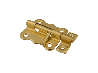 Zdjęcie: Zasuwka stalowa ZM 50 mm mosiężna METRO