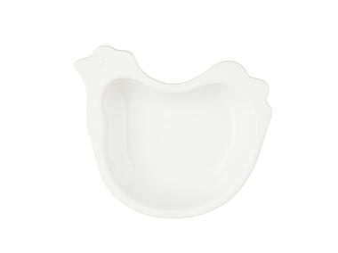 Zdjęcie: Naczynie kurka 17,5x14,5x4 cm porcelana kremowa ALTOMDESIGN