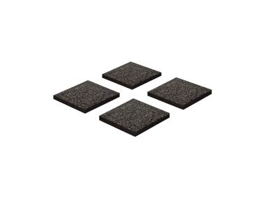 Zdjęcie: Podkładki gumowe antywibracyjne 10x10x1 cm, komplet 4 sztuk METRO