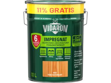 Zdjęcie: Impregnat powłokotwórczy teak naturalny V05 10 L VIDARON
