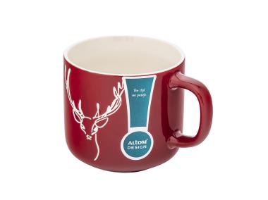 Zdjęcie: Kubek 370 ml Zimowe marzenia dekoracja jeleń ALTOM DESIGN