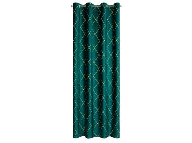 Zdjęcie: Zasłona dekoracyjna Pierre Cardin Margo 140x250 cm turkusowy EUROFIRANY