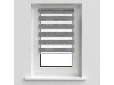 Zdjęcie: Roleta 68x140 cm Zebra III szary DECODESIGN