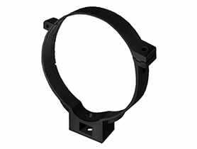 Uchwyt rury Kanion 110 mm czarny WAVIN