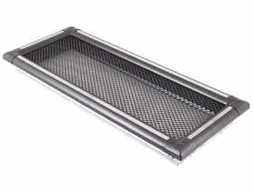 Kratka kominkowa wentylacyjna Exclusive 16x45 cm grafit, inox PARKANEX