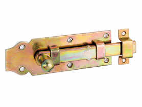 Zasuwa drzwiowa z obejmą ocynk 120x44 mm ALBERTS