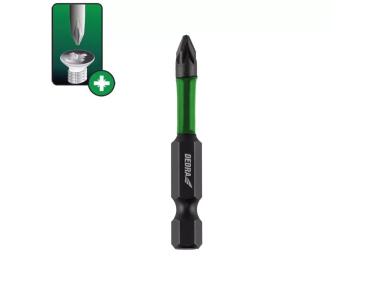 Zdjęcie: Końcówki wkrętakowe udarowe Pozidriv PZ2x50 mm 2 szt. blister DEDRA