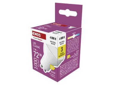 Zdjęcie: Żarówka LED MR16 7 W 1000 lm GU10 światło neutralne EMOS