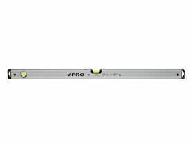 Poziomnica PRO600 anodowana srebrna z magnesami 100 cm PRO