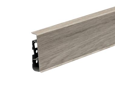 Zdjęcie: Listwa przypodłogowa PVC Hi Line Prestige 2,2x7,5 cm 2,50 m Dąb Sycyliania Mat CEZAR