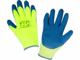 Rękawice ocieplane żółte 8 LAHTI PRO