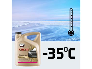 Zdjęcie: Płyn do chłodnic 5 L różowy Kuler K2